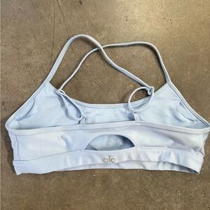 ALO Seashell Blue Airlift Sports Bra